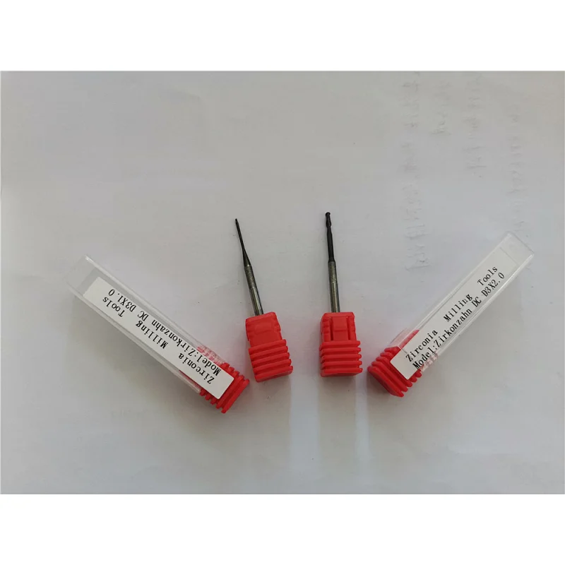 Zirkonzahn Cadcam machine different  coating milling tools for dental lab