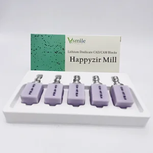 Vsmile dental materials Lithium disilicate/ glass-ceramic blocks for anterial veneer aesthetics restorations