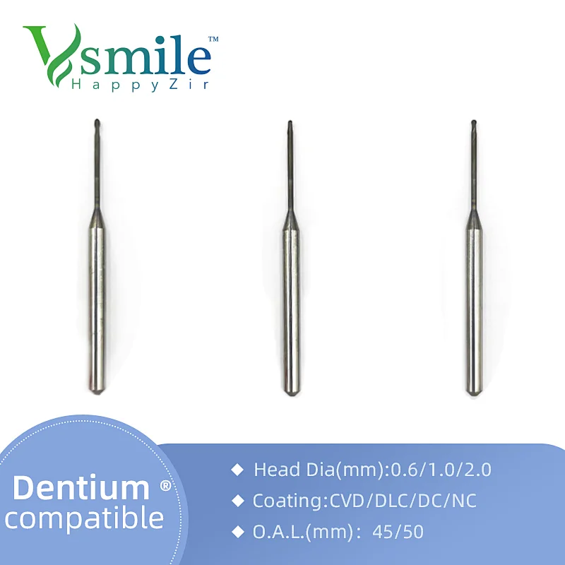 Dentium milling bur for zirconia block/PMMA