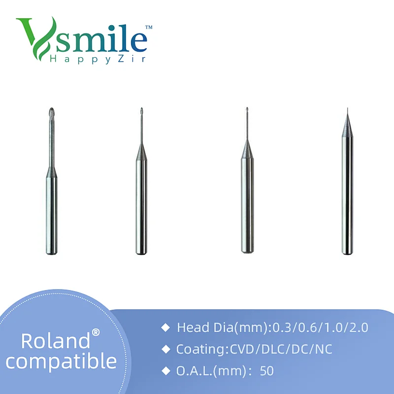 Vsmil Roland PMMA milling bur
