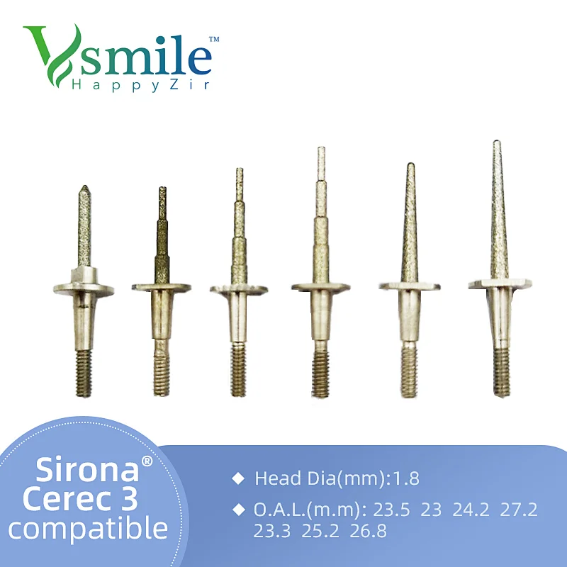 Vsmile Sirona CEREC 3 millling burs