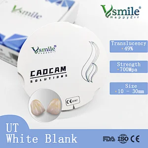 Vsmile 95mm UT dental zirconia white block