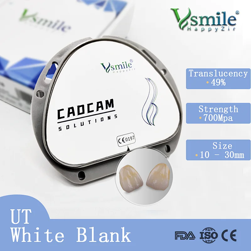 Vsmile AG D-foam UT zirconia D shape white disc