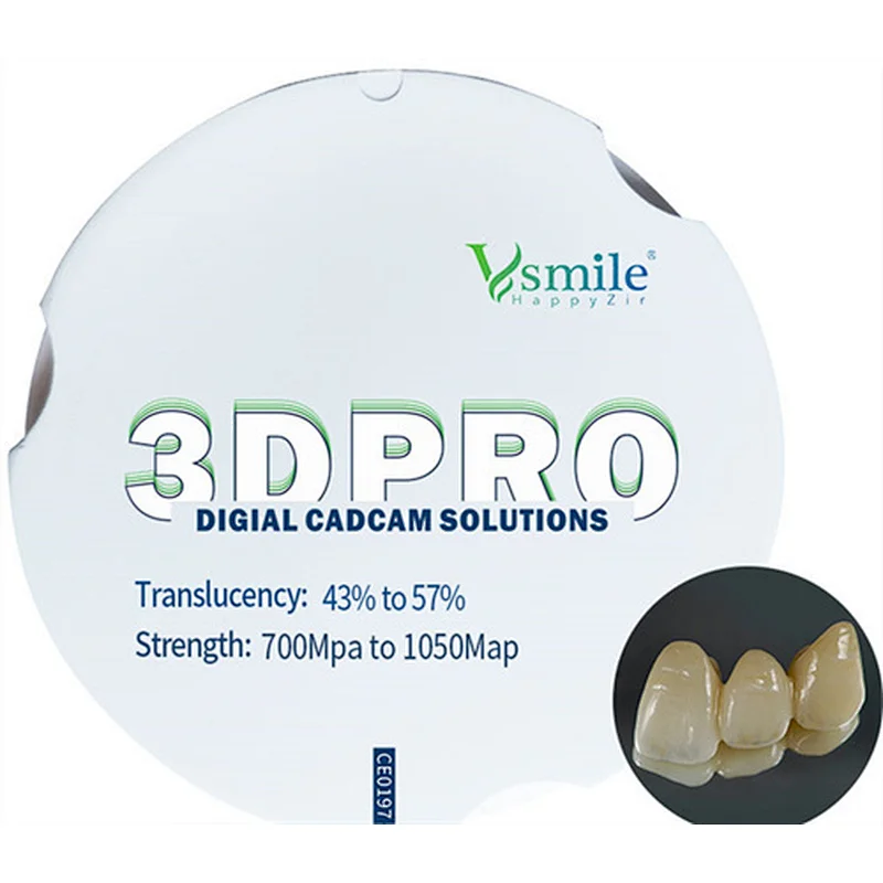 Vsmile 95mm Dental Zirconia Block 3D Pro Multilayer