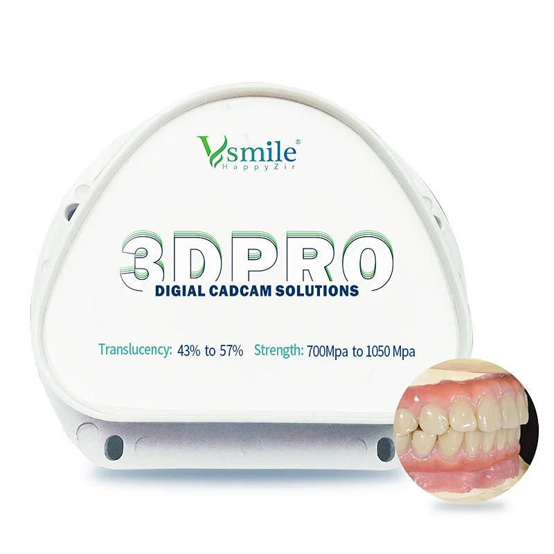 3D Pro Multilayer Zirconia Disc Compatiable with Amann Girrbach CADCAM Milling System