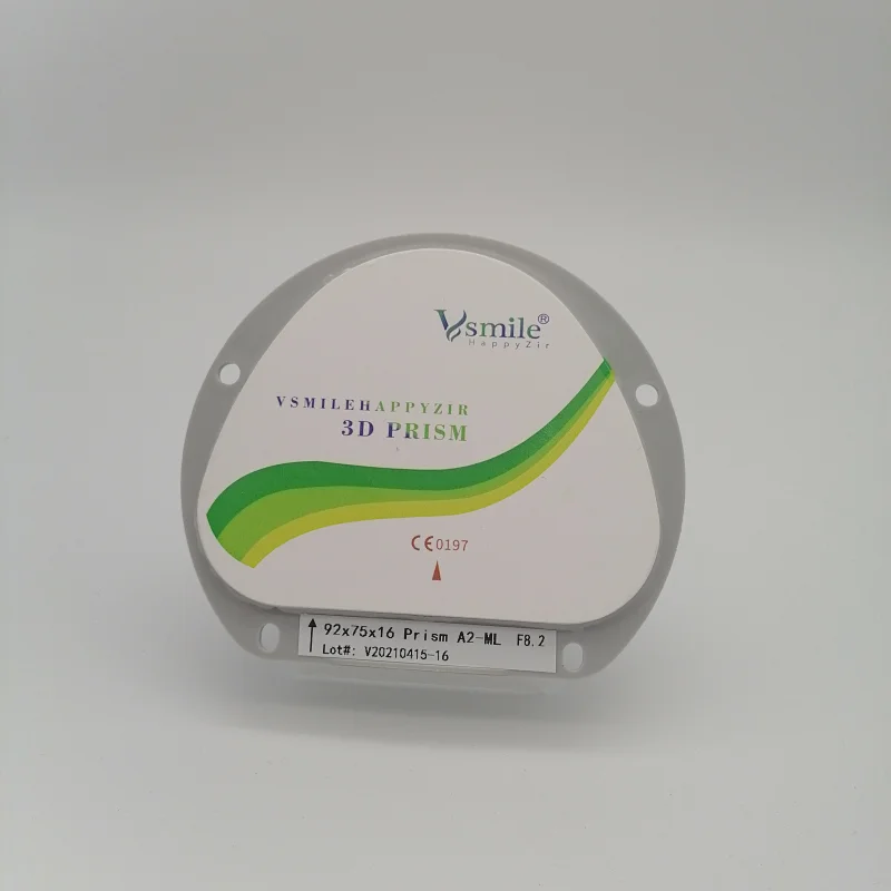 Vsmile 71mm AG Prism Disc 3d Dental Technical Laboratory Crown Material