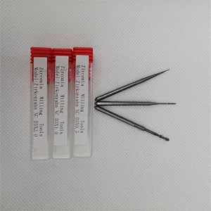 Dental Lab ZZ milling burs for zirconia Block DC DLC CVD Coating compatible Zirkonzahn CADCAM machine