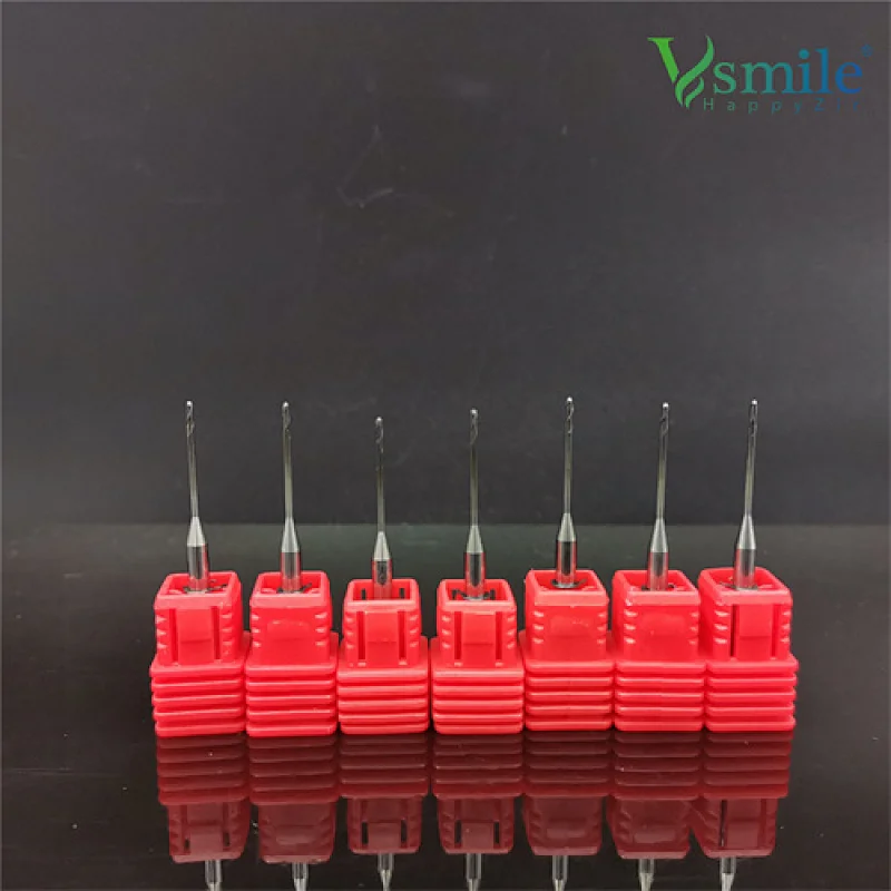 Wieland Dental Zirconia milling burs 40mm 35mm  Lenght DC DLC CVD Coating with wieland CADCAM System