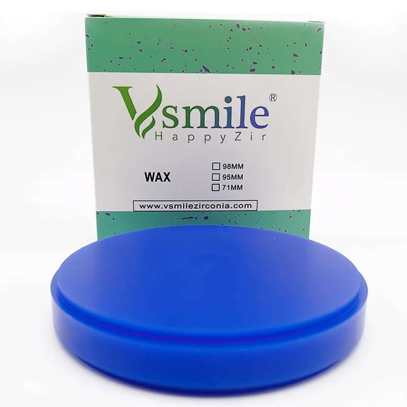 Vsmile Wax dental Materials Carving Wax D shape Wax block compatible Open CADCAM system
