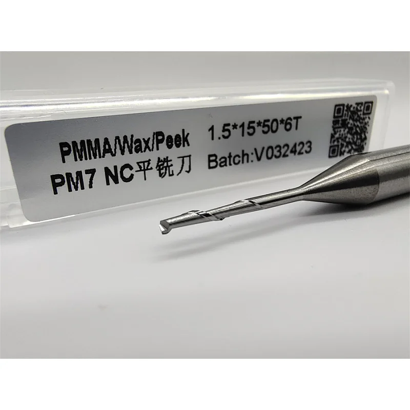 PM7 milling burs to mill PMMA Blank, PEEK Blank, Wax Blank