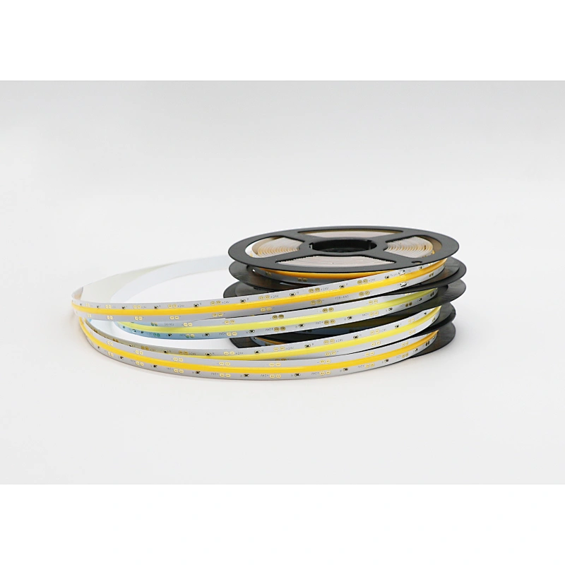 2021 New Arrival High Luminous No Light Spots Good Uniformity IP67 Waterproof 12V 24V 14W 768 Chips RGB COB LED Strip