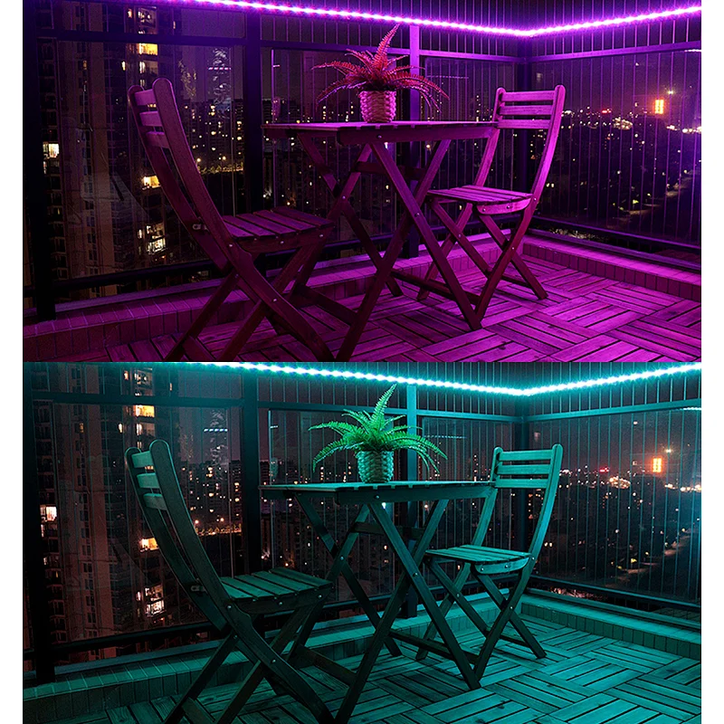 Hottest waterproof light strip 2835 RGB infrared with memory 24 key controller color box light strip set 12V LED light strip