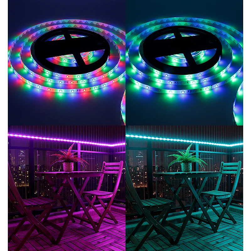 For RGB Led Strip Light 2835 24 Key Mini IR Remote Controller Waterproof Flexible Led Strip Light