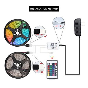 Led Strip Lights Portable 2835 5M 10m 15m 20m Long For Bed Home Decoration