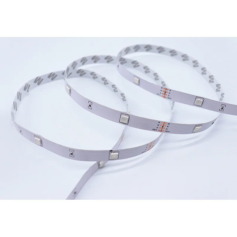 2021 Best 5050 RGB soft strip 44 control TV background light strip 12v IP20 IP65 Led strip light