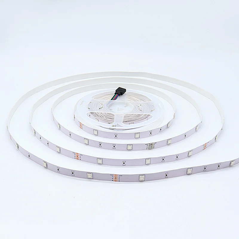 Diy Flexible Rgb 5050 Led Light Strip Waterproof Led Strip Lights With 44Key Remote Controller
