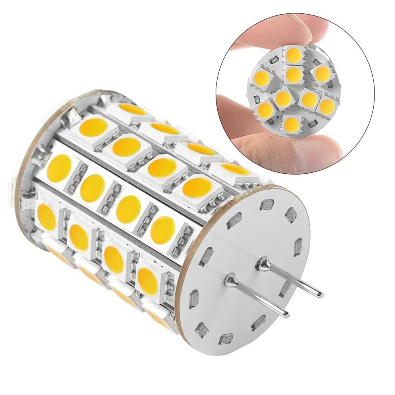 3W 4W 5W SMD5050 G4 Bi Pin 12V High Bright Lamp Bulb GY6.35 G4 LED Light Bulb