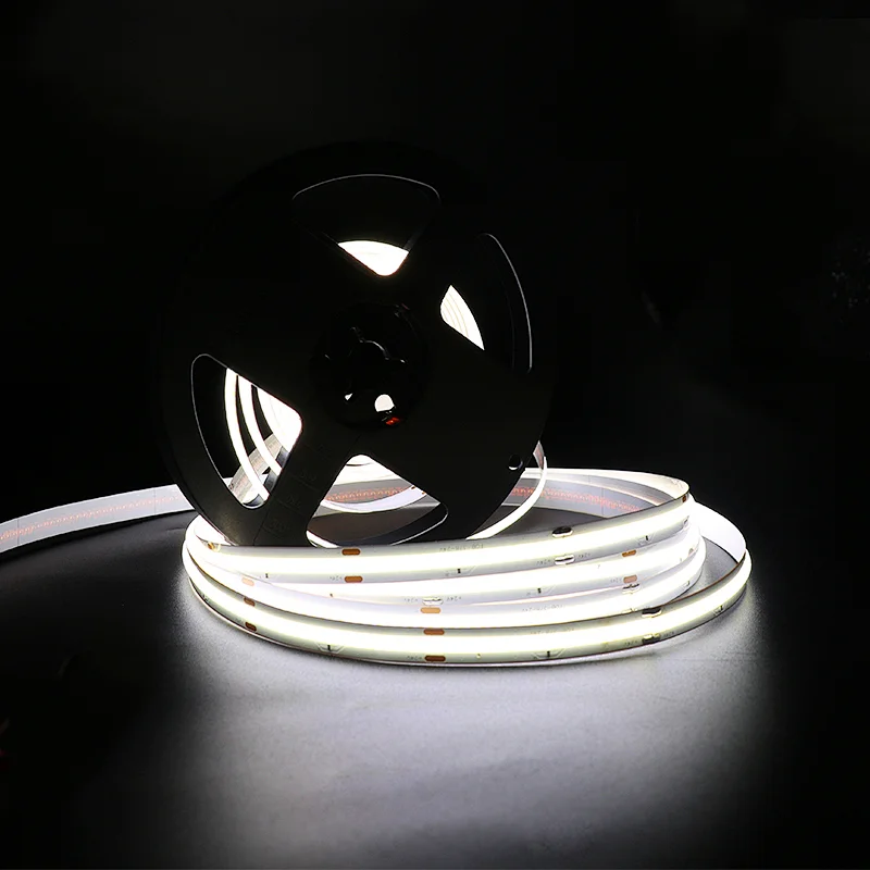 Dropshipping Free Sample 12V 24V 10W 12W Small LED Decorative Cuttable COB LED Strip Light For Kitchen Cabinets