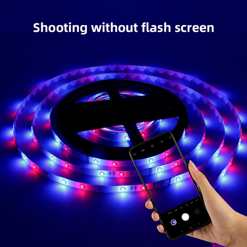 2835 RGB Colorful LED Light Strip IR 24 key Remote Controller 12V Low Voltage Waterproof Soft Light Strip