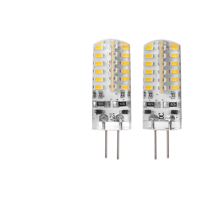 3W Corn light 2835SMD 12V-24V silicone dimmable G4 LED bulb