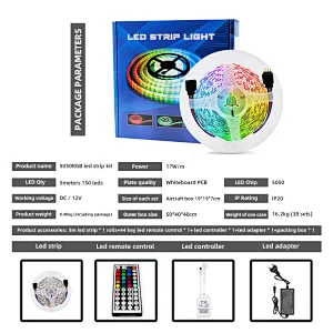 Waterproof Christmas Decoration Lighting 5M 10M 15M 20M 5050 Led Smd Switch Control Led Strip Lights