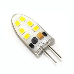 High Lumen Warm White Commercial White Pure White 12V to 24V DC 1.5W SMD LED Light G4