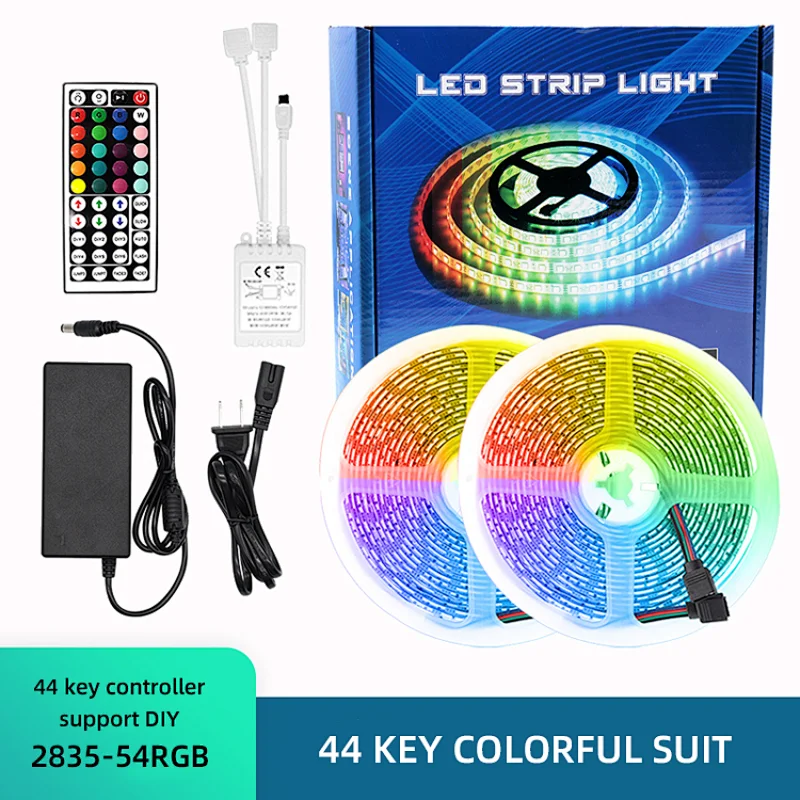 High Quality Colorful 44Key 12V Graphic Carton 2835RGB Infrared Remote Control Flexible Led Strip Kit