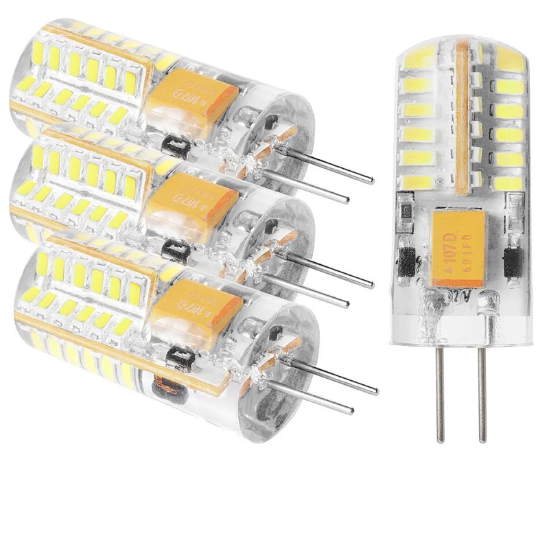 3W Corn light 2835SMD 12V-24V silicone dimmable G4 LED bulb