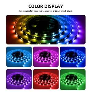 Best quality 5V glue drop waterproof 5050RGB flexible atmosphere light with USB charging LED strip light