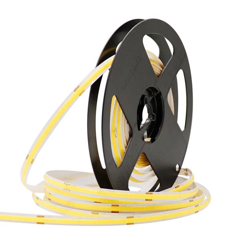 Dropshipping Free Sample 12V 24V 10W 12W Small LED Decorative Cuttable COB LED Strip Light For Kitchen Cabinets