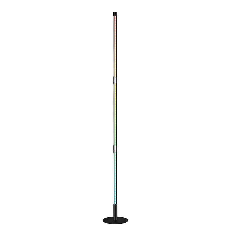 New simple style RGB double-sided luminous fold standing sofa lighting LED corner floor lamp