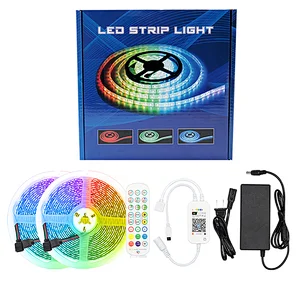 5M 5050 Rgb 150Leds Flexible Color Changing Full Kit With 24 Keys Ir Remote Controller With Led Strip Light
