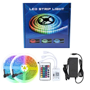 Super stable soft strong SMD5050 colorful light strip easy to cut ribbon box packaging LED light strip