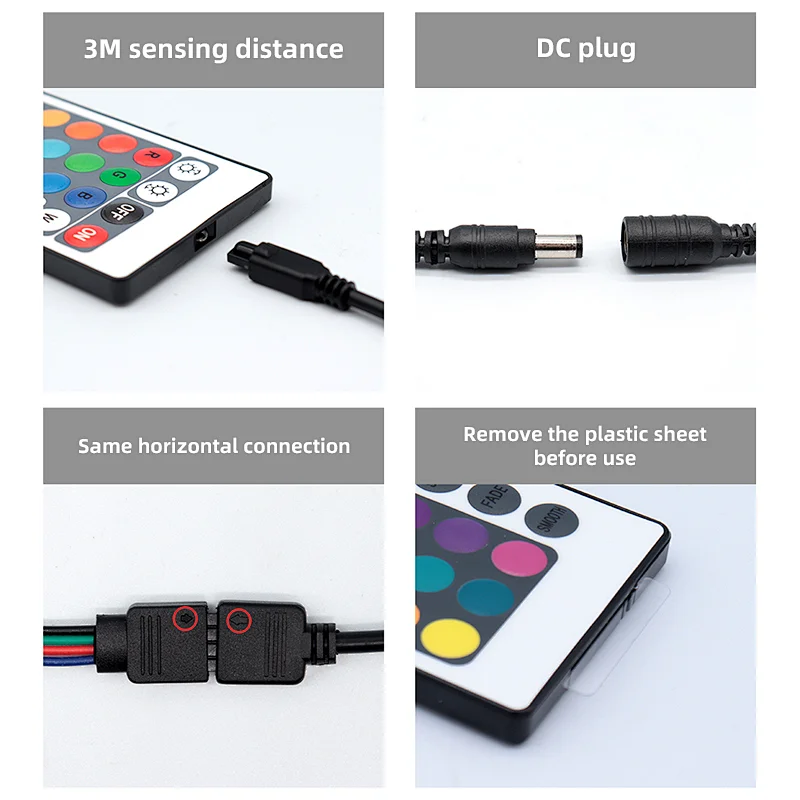 Smart RGB Color Changing Music Rhythm APP Control DC12V 2835SMD 54Leds/m Waterproof Flexible With BT Led Strip Light