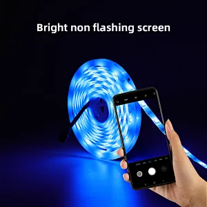 RGB Light Strip High Quality 5050SMD Remote Strip Lamp Multicolor 24Key Remote Led Strip For Wardrobe TV Background Decoration