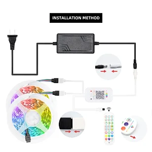 Smart BT Led Strip Light 5050 Color Changing Light Strip Smart Phone Controlled