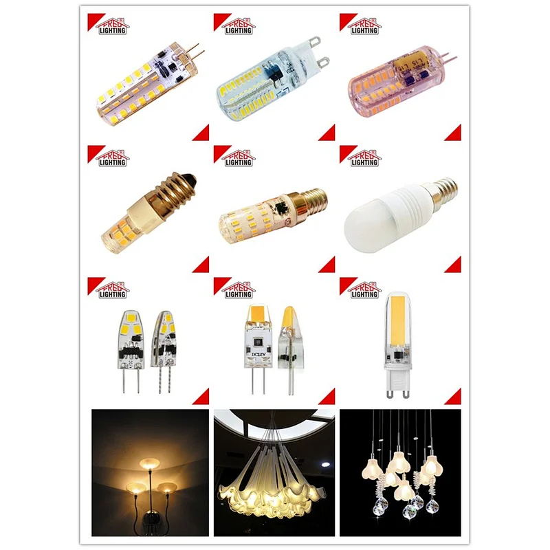 Mini decorative 1W 3W 5W LED corn light bulb E27 G4 G9 lamp base dimmable light