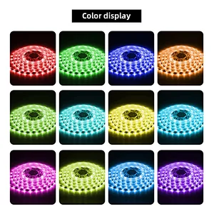 RGB Light Strip High Quality 5050SMD Remote Strip Lamp Multicolor 24Key Remote Led Strip For Wardrobe TV Background Decoration