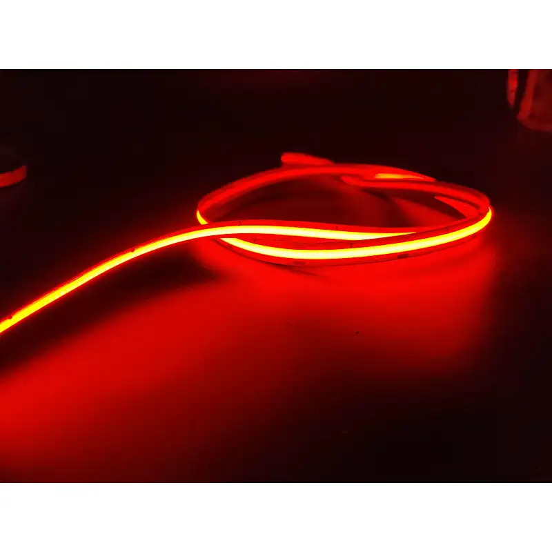 2021 New Arrival High Luminous No Light Spots Good Uniformity IP67 Waterproof 12V 24V 14W 768 Chips RGB COB LED Strip