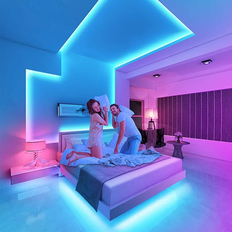 Super stable soft strong SMD5050 colorful light strip easy to cut ribbon box packaging LED light strip