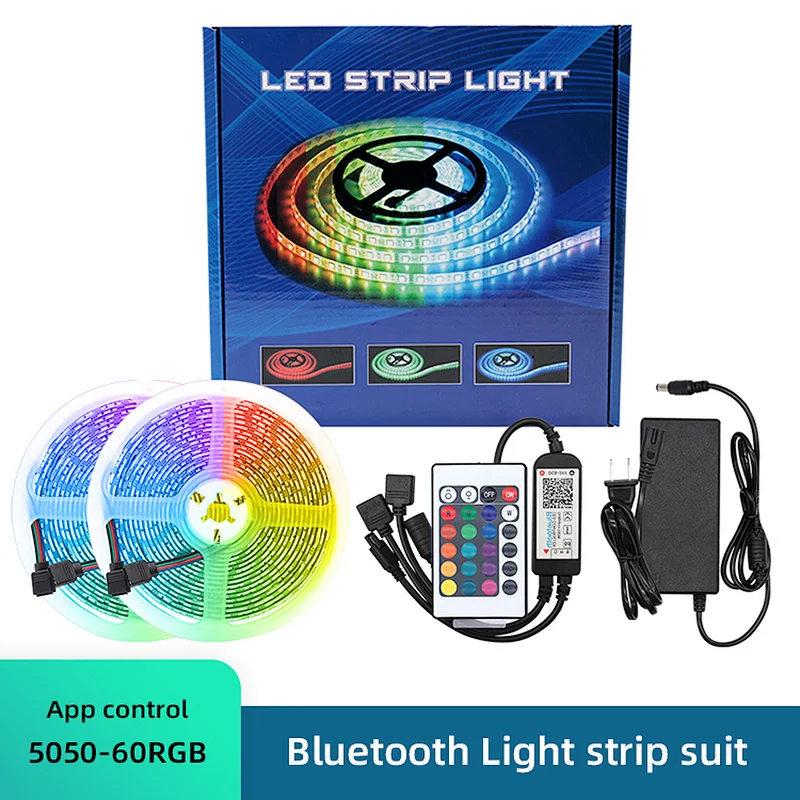Waterproof IP65 10m 600leds RGB 5050 Led Strip Light 12V Backlight Bias Lighting Kit flexible strip lights for Home Decoration