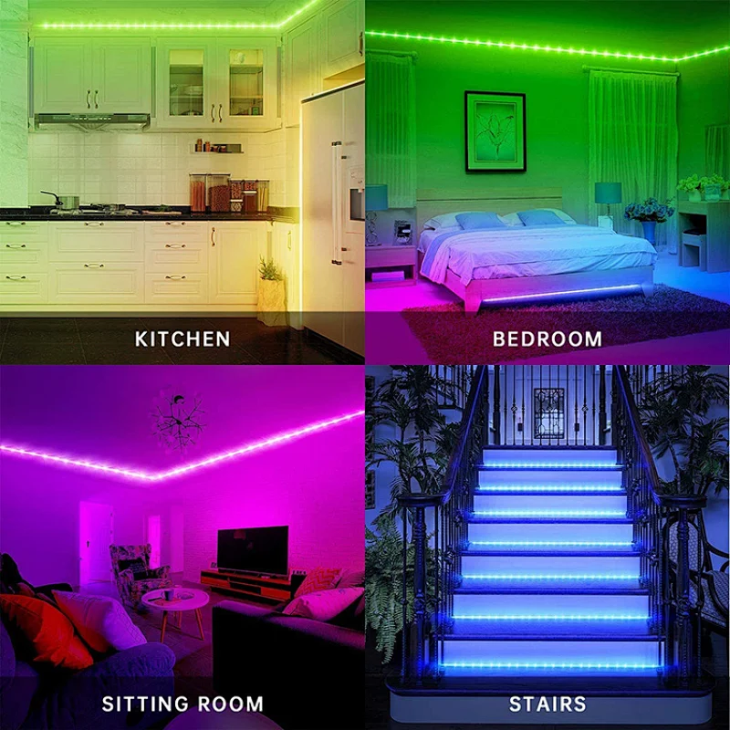 High quality 5050 wardrobe TV background decoration 18leds colorful light bar 12V Led strip light