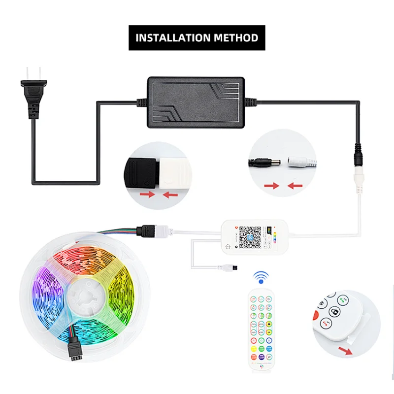 Promotion 3 Years Warranty High Lumen Super Bright Output Smd 5050 Rgb Led Strip Light