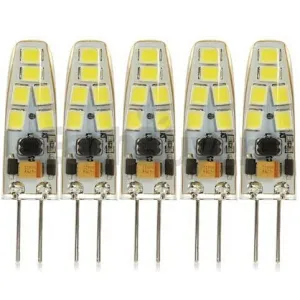 High Lumen Warm White Commercial White Pure White 12V to 24V DC 1.5W SMD LED Light G4