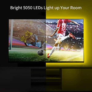 Decoration Smart LED Music Strip Light Set 5050RGB Wardrobe TV Background Bluetooth 12V Colorful Flexible LED Strip Light