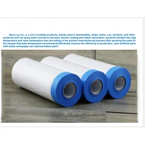 Manufacturer Car paint folding masking film for car protection and painting