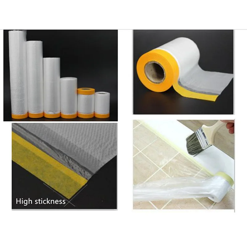 Outdoor used masking tape overspray car masking film