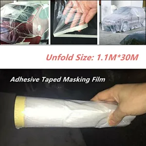 Factory product OEM ODM 3m 20m auto masking film masking type made in china
