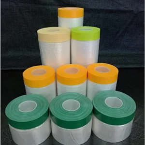 Manufacturer masking film with tape various size for car painting protection