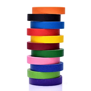 50m color room temperature decorative crepe masking tape